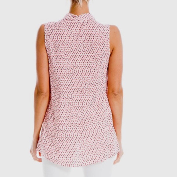 MAX STUDIO TANK TOP SLEEVELESS BUTTON DOWN SHIRT - Picture 10 of 15